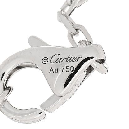 Cartier 18K White Gold Diamond SM D'Amour Bracelet 3 of 4