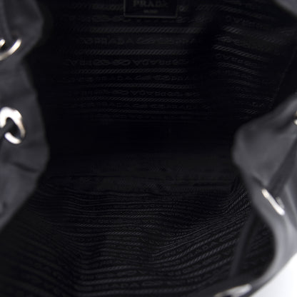 Prada Tessuto Nylon Saffiano Medium Backpack Black 4 of 9