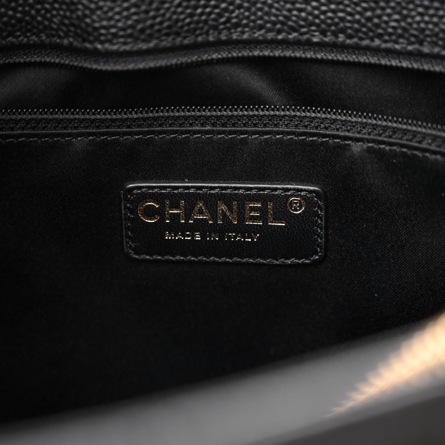 Chanel Caviar Quilted Grand Shopping Tote GST Black 6 of 11