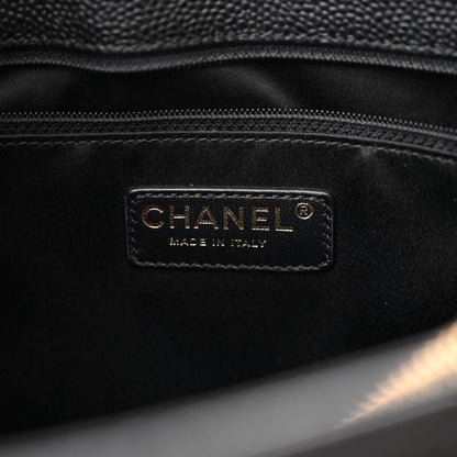 Chanel Caviar Quilted Grand Shopping Tote GST Black 6 of 11