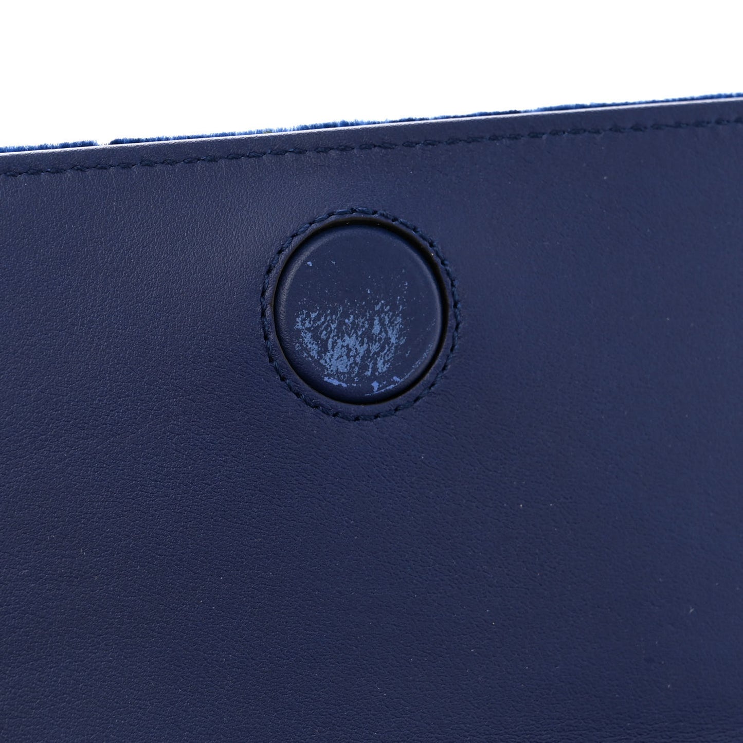 Velvet Matelasse GG Marmont Mini Bag Cobalt Blue