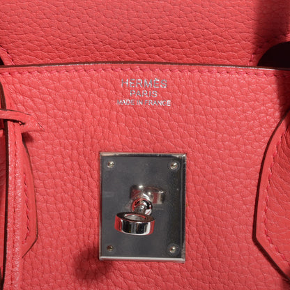 Hermes Taurillon Clemence Birkin 30 Bougainvillea 6 of 19