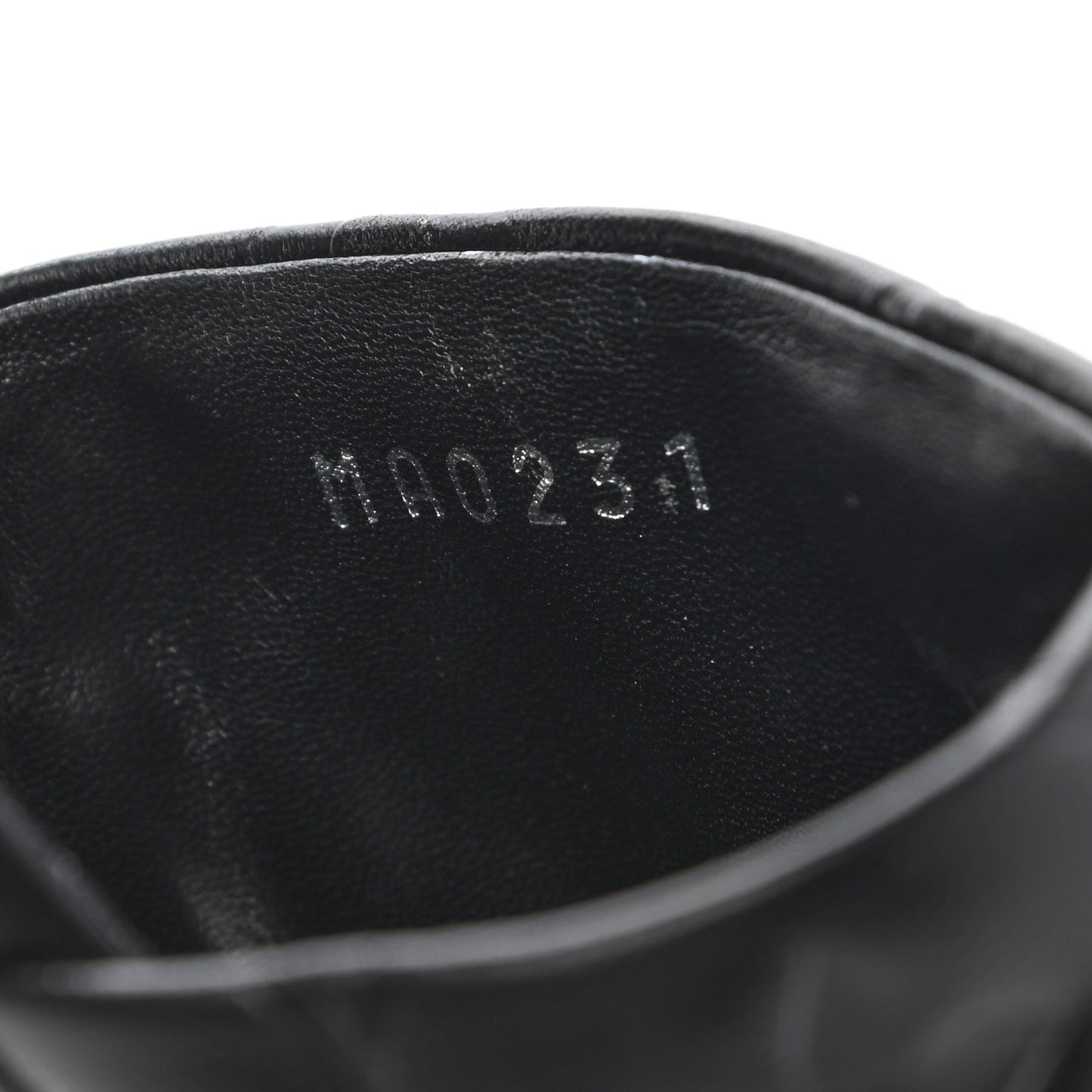 Lambskin Embossed Monogram Revival Flat Mules 38 Black