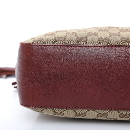 Gucci Monogram Medium Marrakech Hobo Red 11 of 11