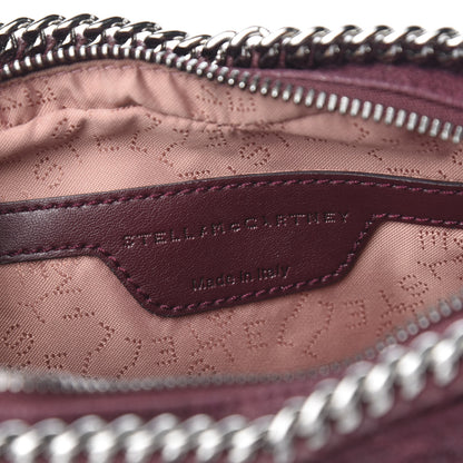 Stella McCartney Shaggy Deer Quilted Falabella Heart Crossbody Bag Burgundy 5 of 8