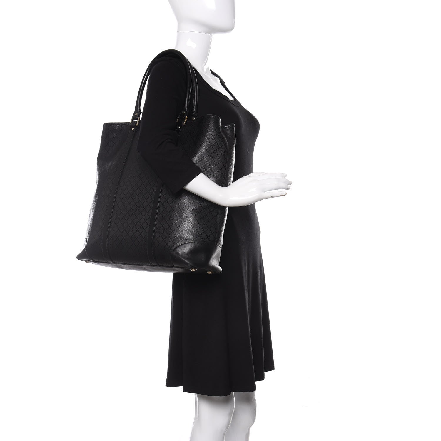 Gucci Diamante Joy Vertical Tote Black 2 of 11