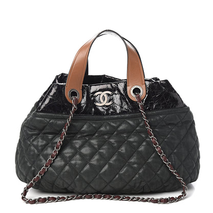 Chanel Iridescent Calfskin Small In The Mix Tote Black 1 of 9