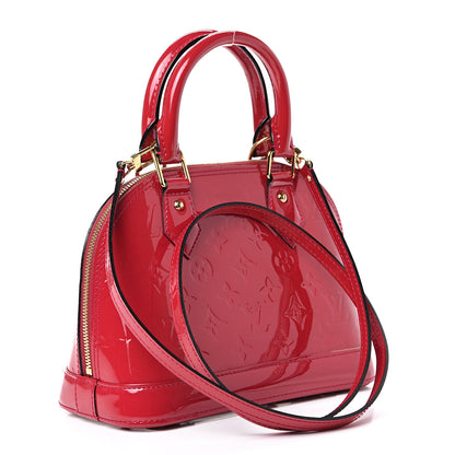 Louis Vuitton Vernis Alma BB Rose Indien 2 of 9