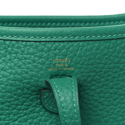 Hermes Taurillon Clemence Evelyne TPM Vert Vertigo 6 of 11