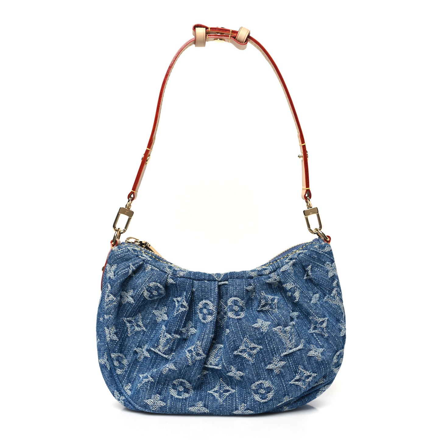Monogram Denim Pochette Valley Blue