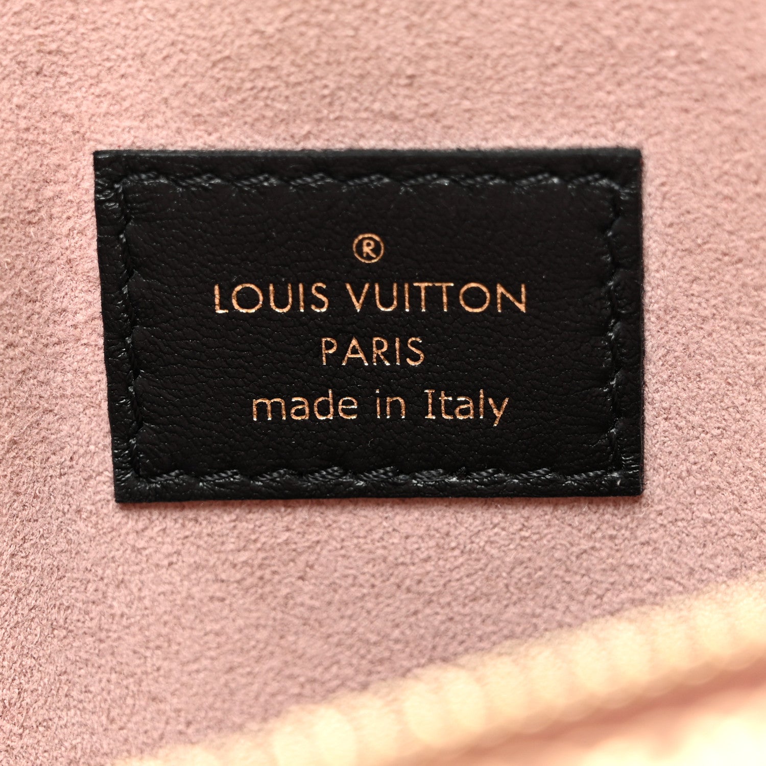 Louis Vuitton Lambskin Embossed Monogram Coussin PM Black 8 of 11