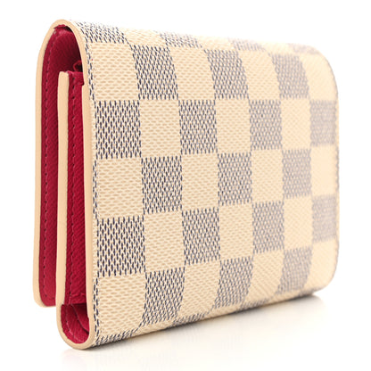 Louis Vuitton Damier Azur 2021 Christmas Animation Hollywood Victorine Wallet Fuchsia 3 of 7