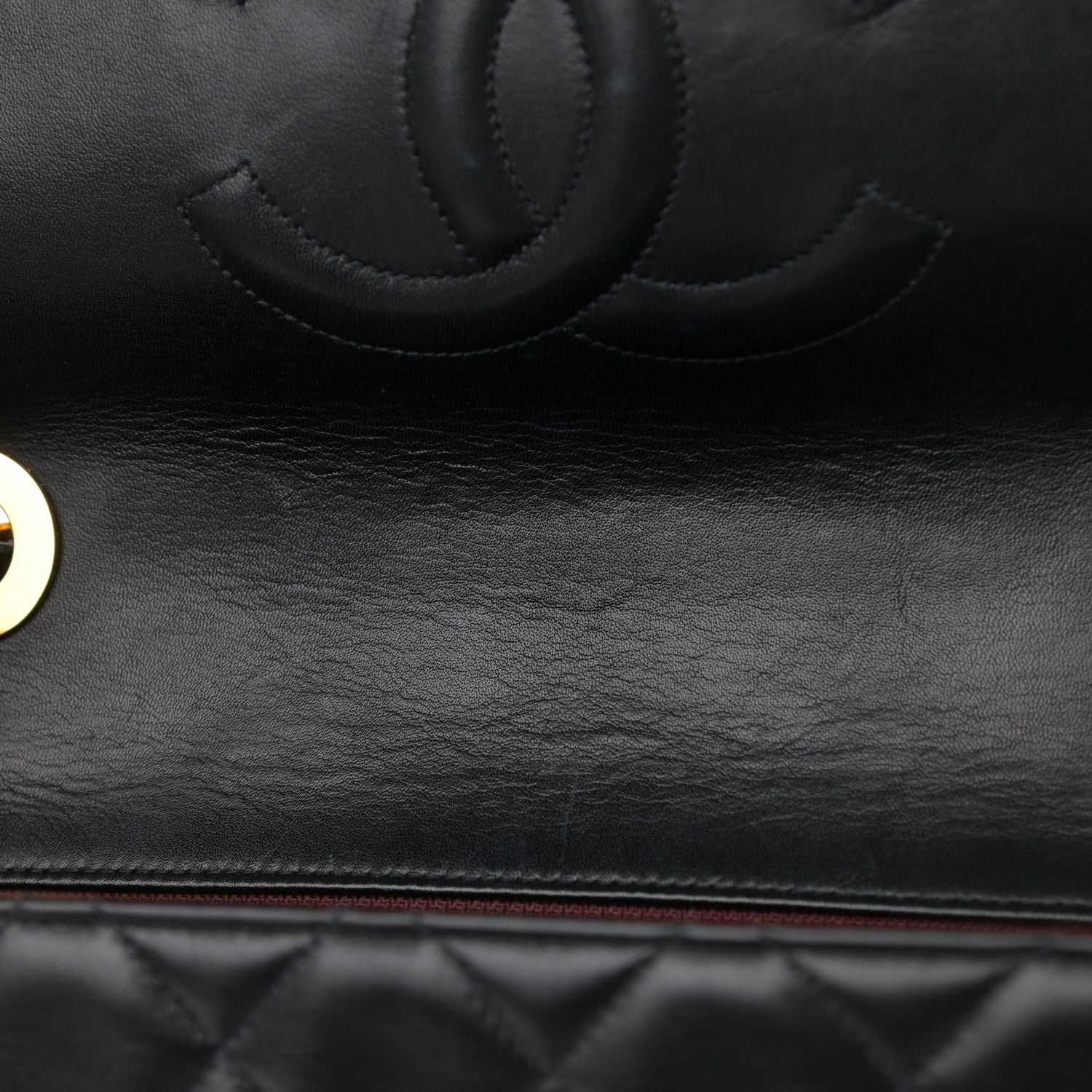 Chanel Lambskin Quilted XL Jumbo Single Flap Black 16 of 18