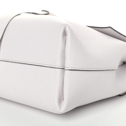 Valentino Garavani Pebbled Calfskin Large VRing Chain Shoulder Bag White 8 of 8