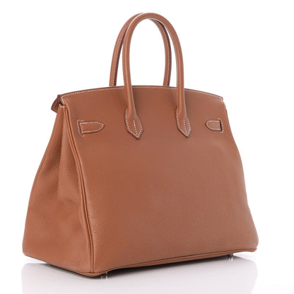 Hermes Togo Birkin 35 Gold 3 of 28