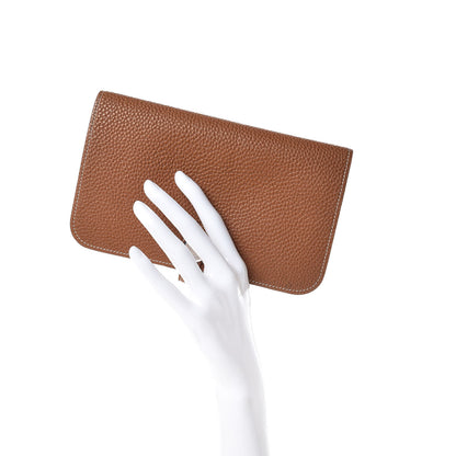 Hermes Togo Dogon Duo Wallet Gold 2 of 13