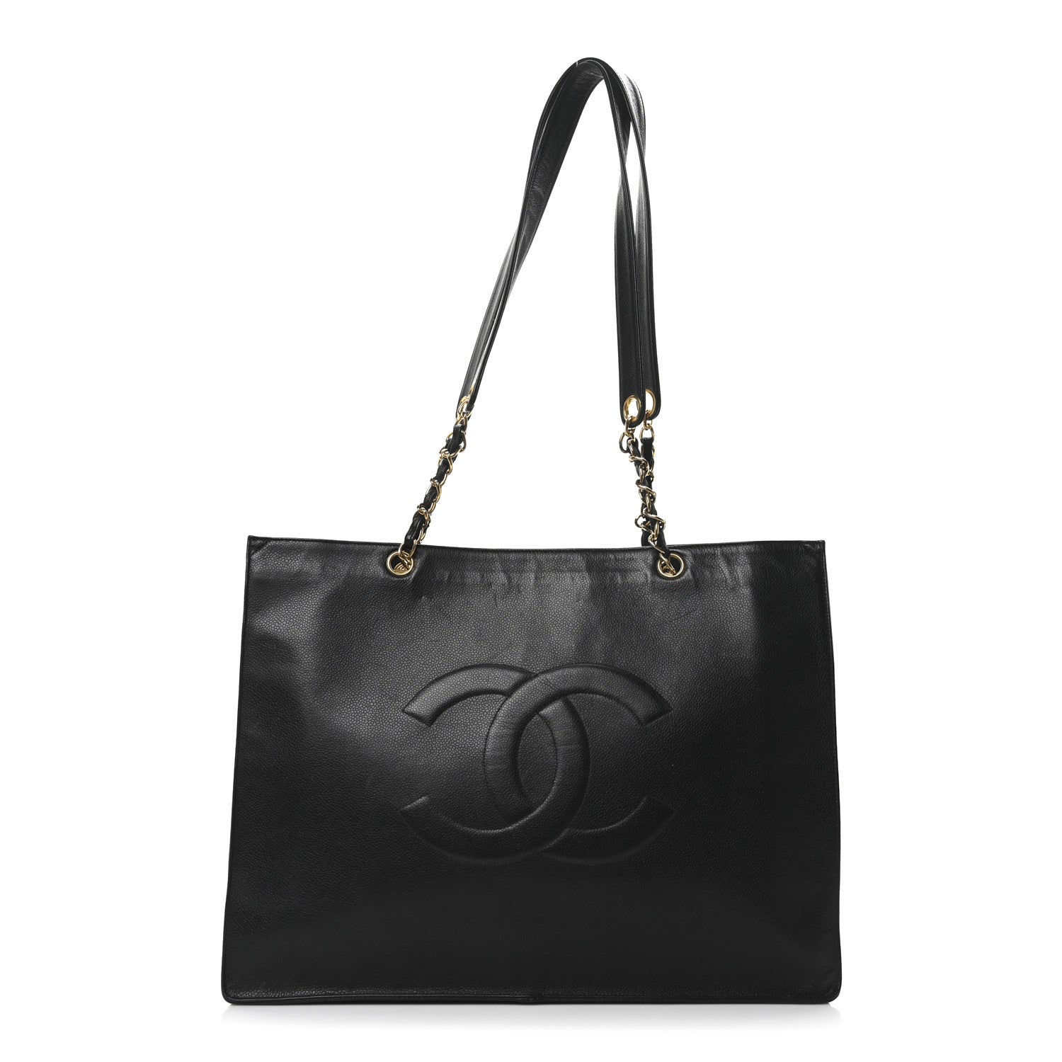 Chanel Caviar CC Shopper Tote Black 1 of 11