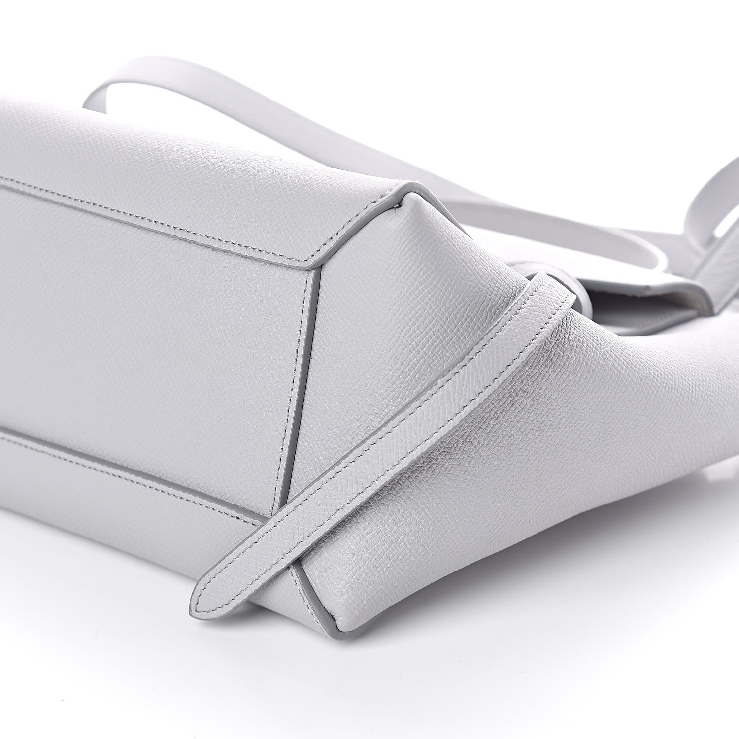 Celine Grained Calfskin Micro Belt Bag Pearl Blue 9 of 9