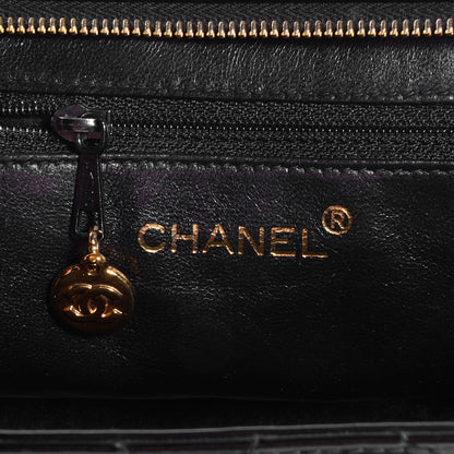 Chanel Patent Quilted CC Shoulder Bag Black 6 of 8