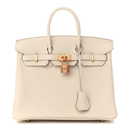 Hermes Togo Birkin 25 Craie 1 of 14