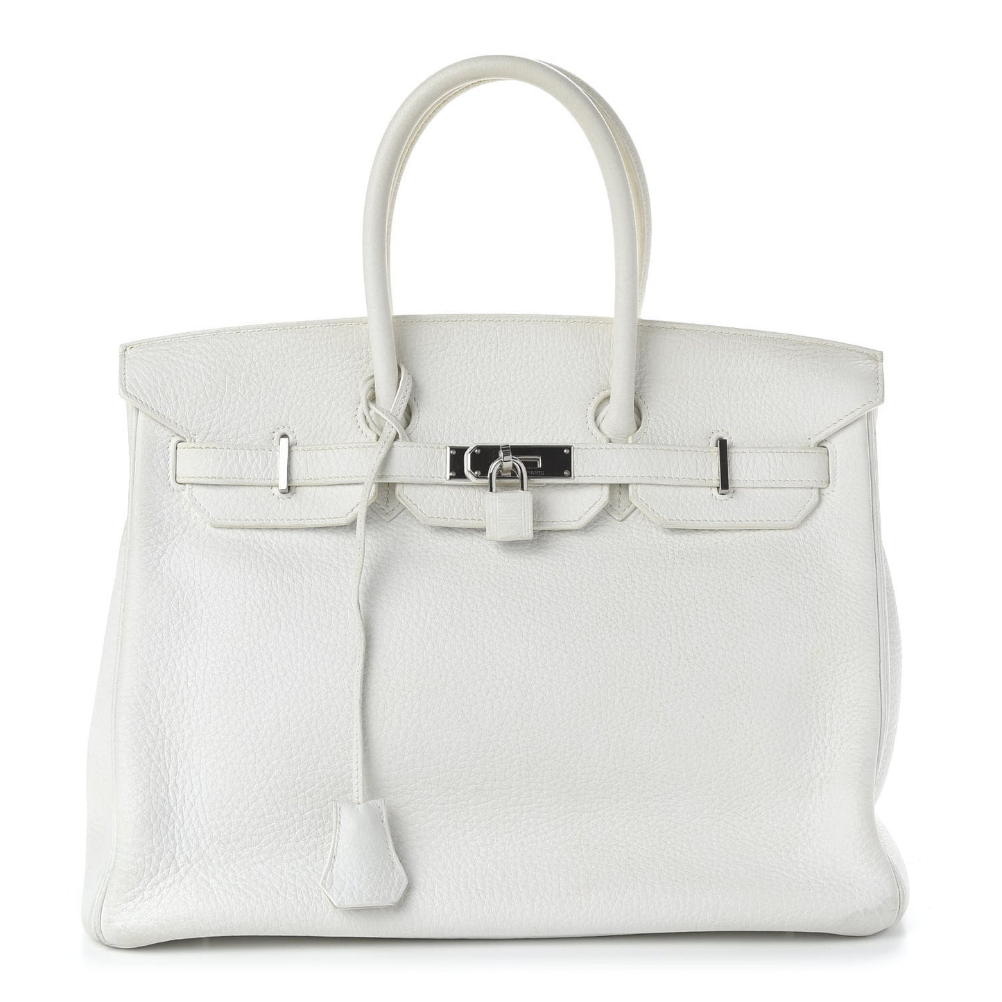 Taurillon Clemence Birkin 35 White
