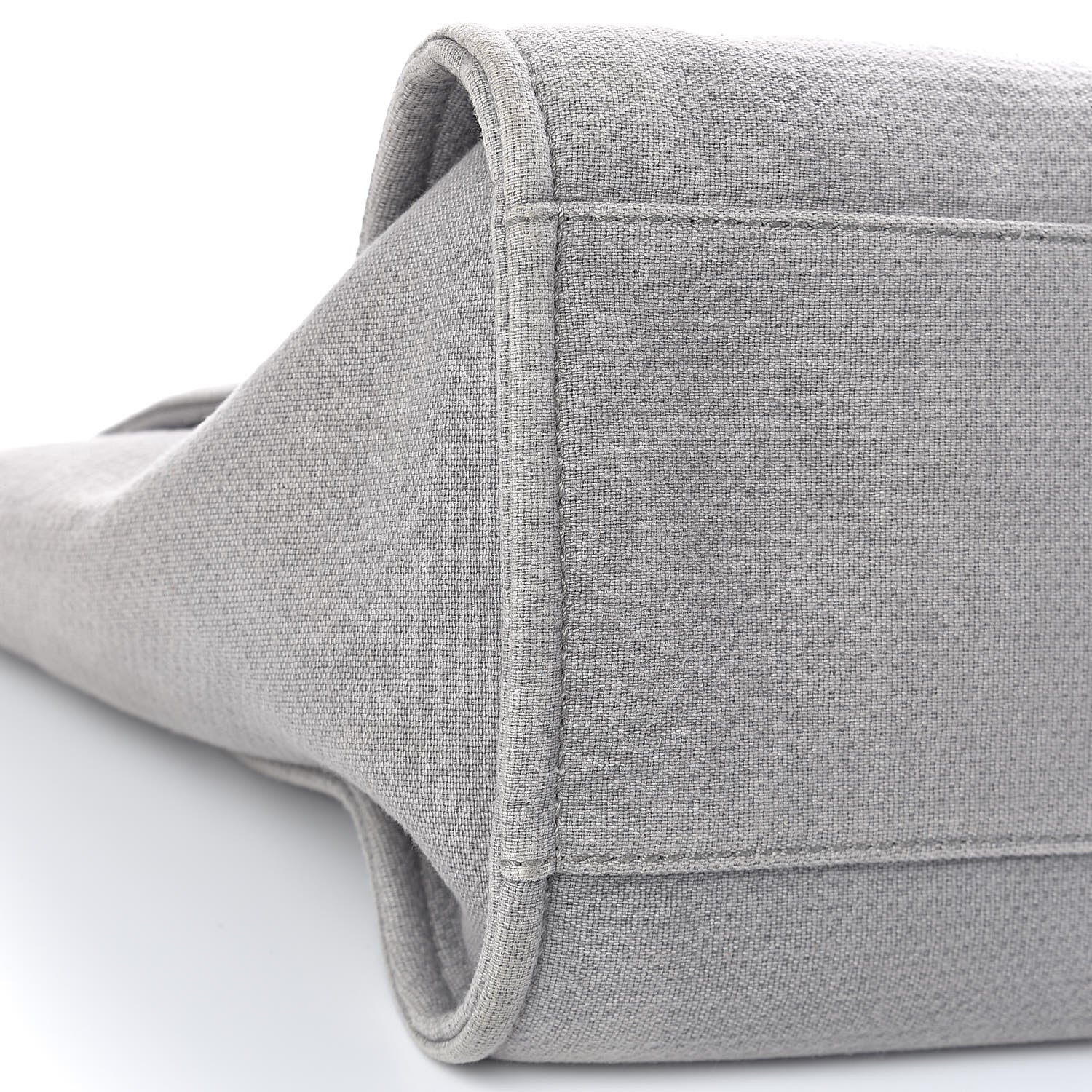 Chanel Canvas Large Deauville Tote Grey 9 of 16