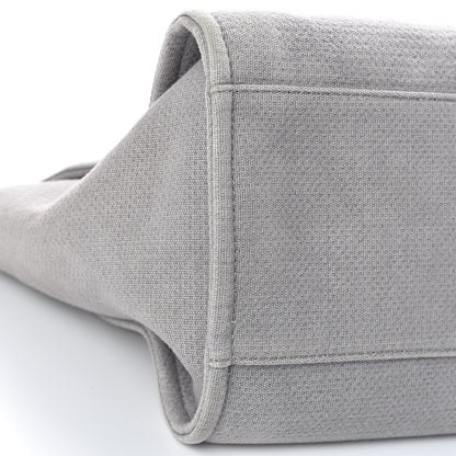Chanel Canvas Large Deauville Tote Grey 9 of 16
