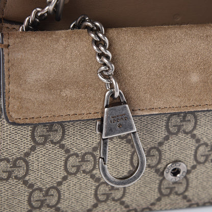Gucci GG Supreme Monogram Super Mini Dionysus Shoulder Bag Taupe 7 of 8