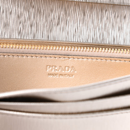 Prada Vitello Move Continental Flap Travel Wallet Pirite 6 of 9