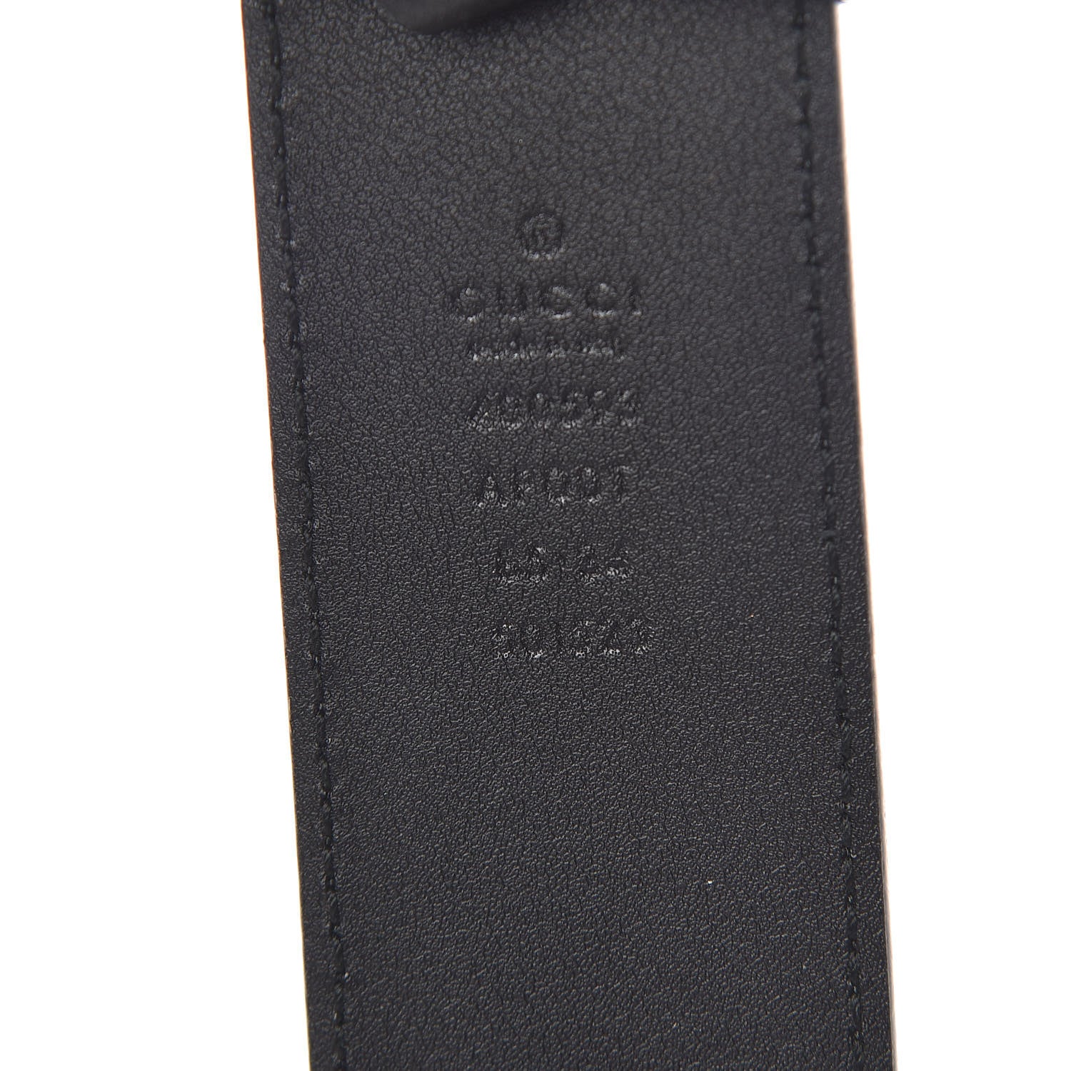 Gucci Calfskin Double G 40mm Belt 85 34 Black 4 of 6