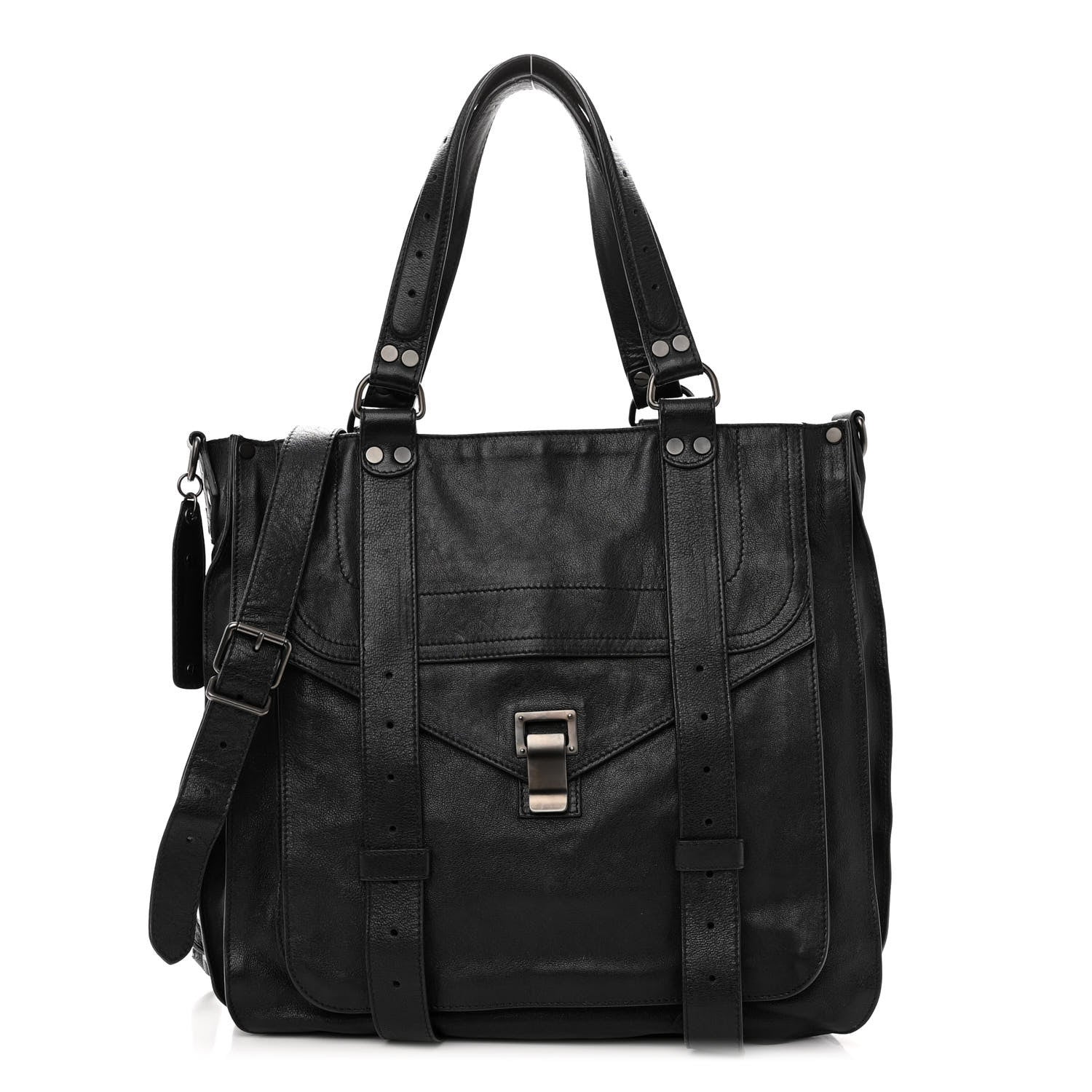 Proenza Schouler Lambskin PS1 Tote Black 1 of 10