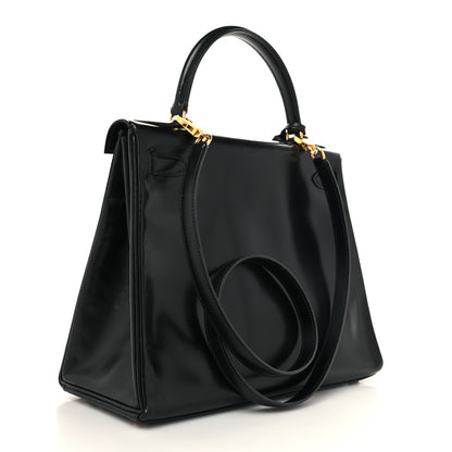 Hermes Box Kelly Retourne 28 Black 3 of 14