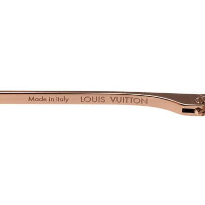 Louis Vuitton Metal LV Halo Cat Eye Sunglasses Z1944U Pink Gold 5 of 8