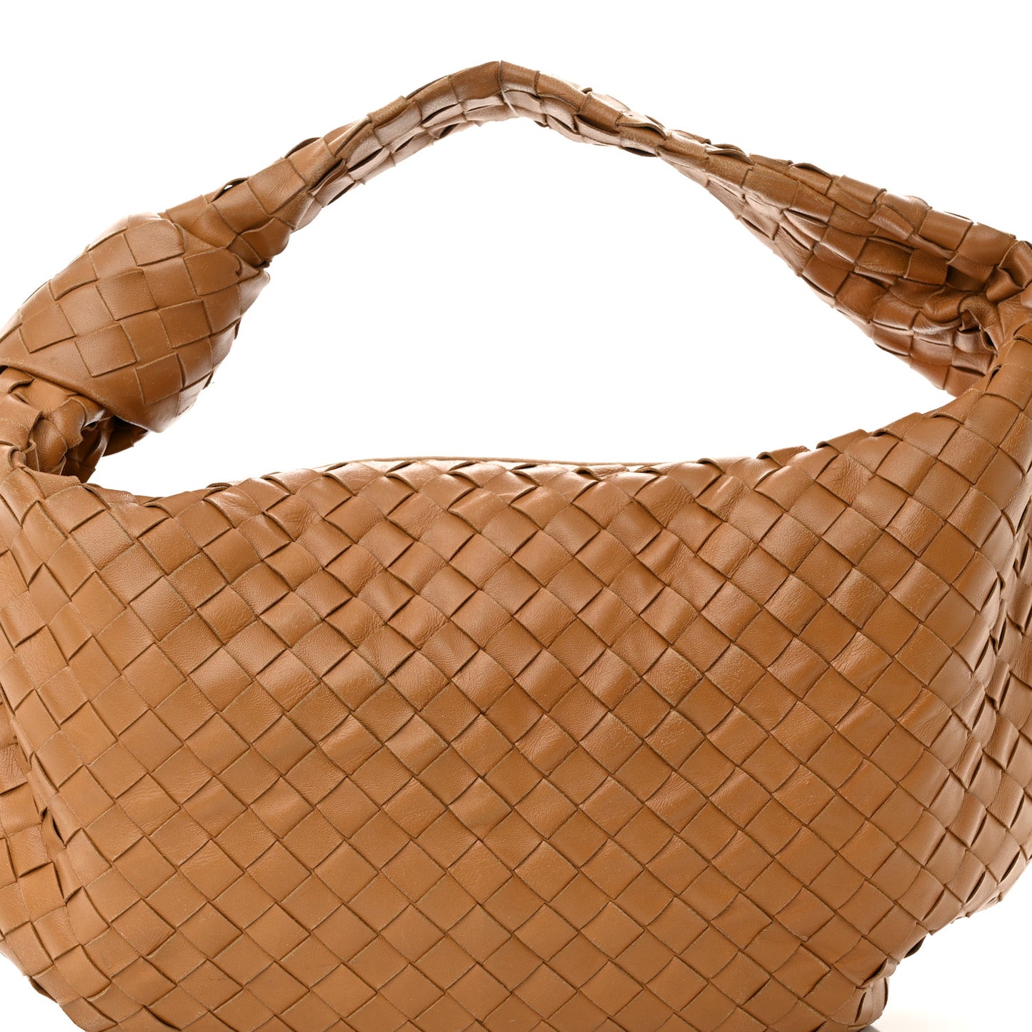 Nappa Intrecciato Small Jodie Caramel