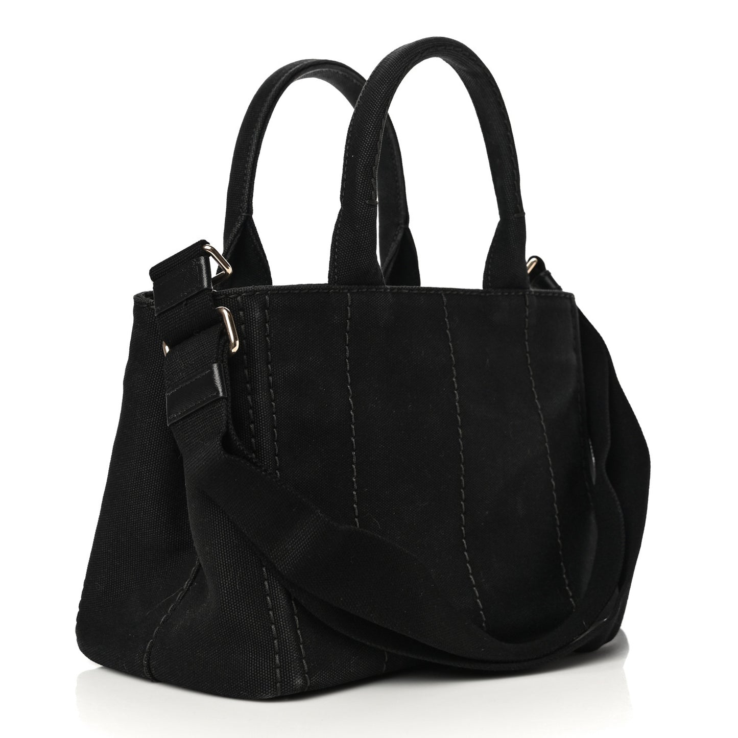 Canapa Small Logo Tote Black