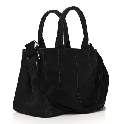 Prada Canapa Small Logo Tote Black 3 of 10