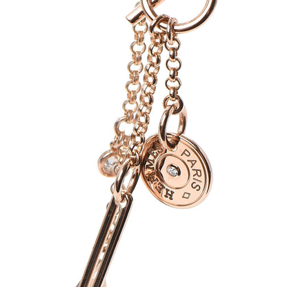 Hermes 18K Rose Gold Diamond Gambade Bracelet SH 5 of 7