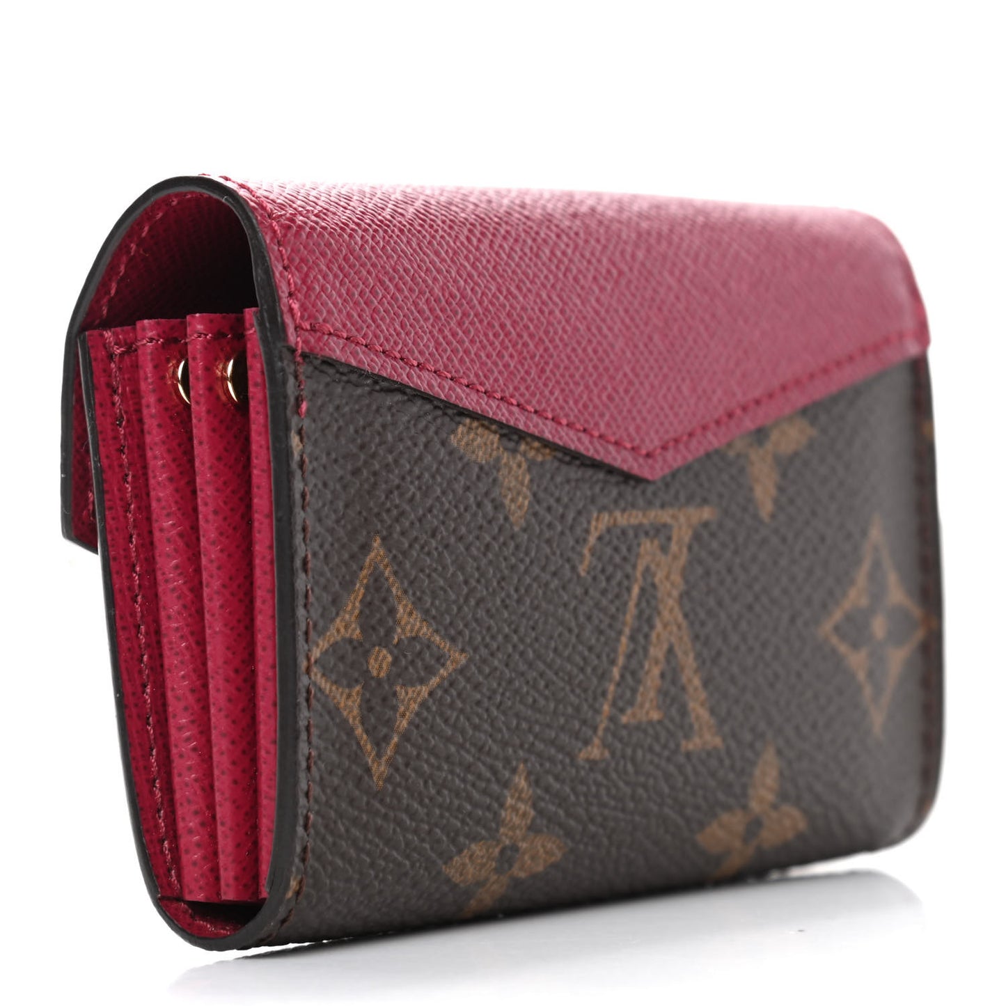 Monogram Sarah Multicartes Fuchsia