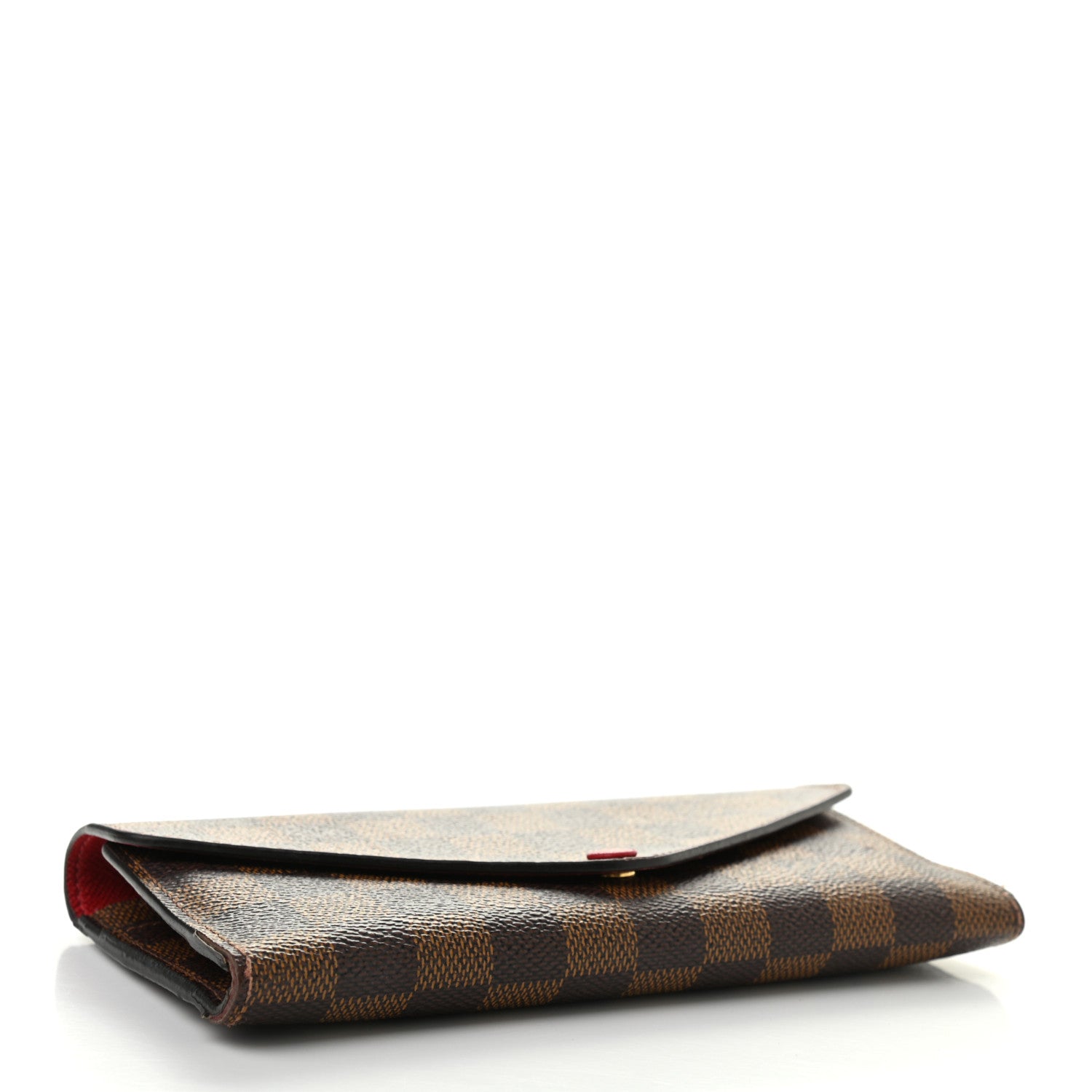 Louis Vuitton Damier Ebene Josephine Wallet Red 4 of 14