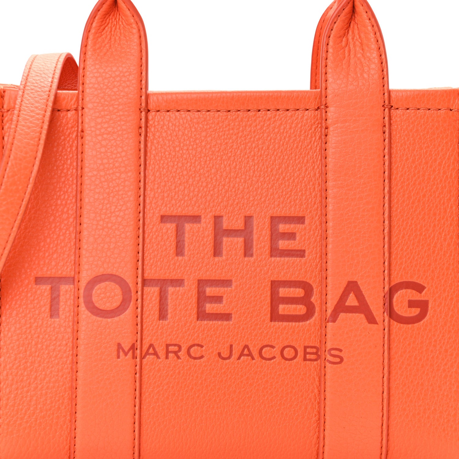 Marc Jacobs Grained Calfskin Small The Tote Bag Dragon Fire 8 of 10