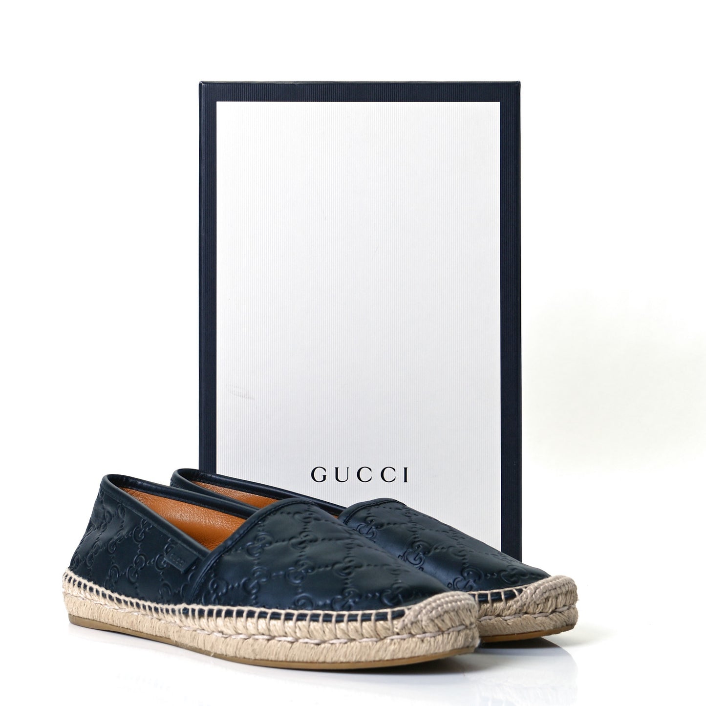 Guccissima Signature Espadrilles 40 Black