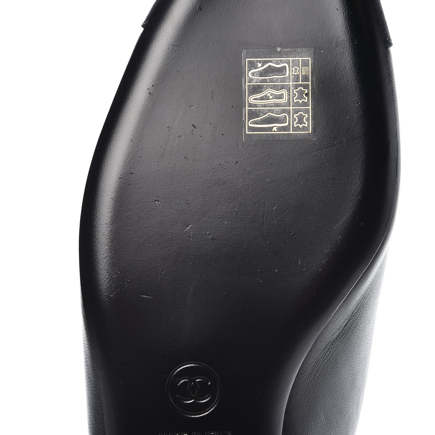 Chanel Lambskin Grosgrain Cap Toe CC Mules 40.5 Black 10 of 11