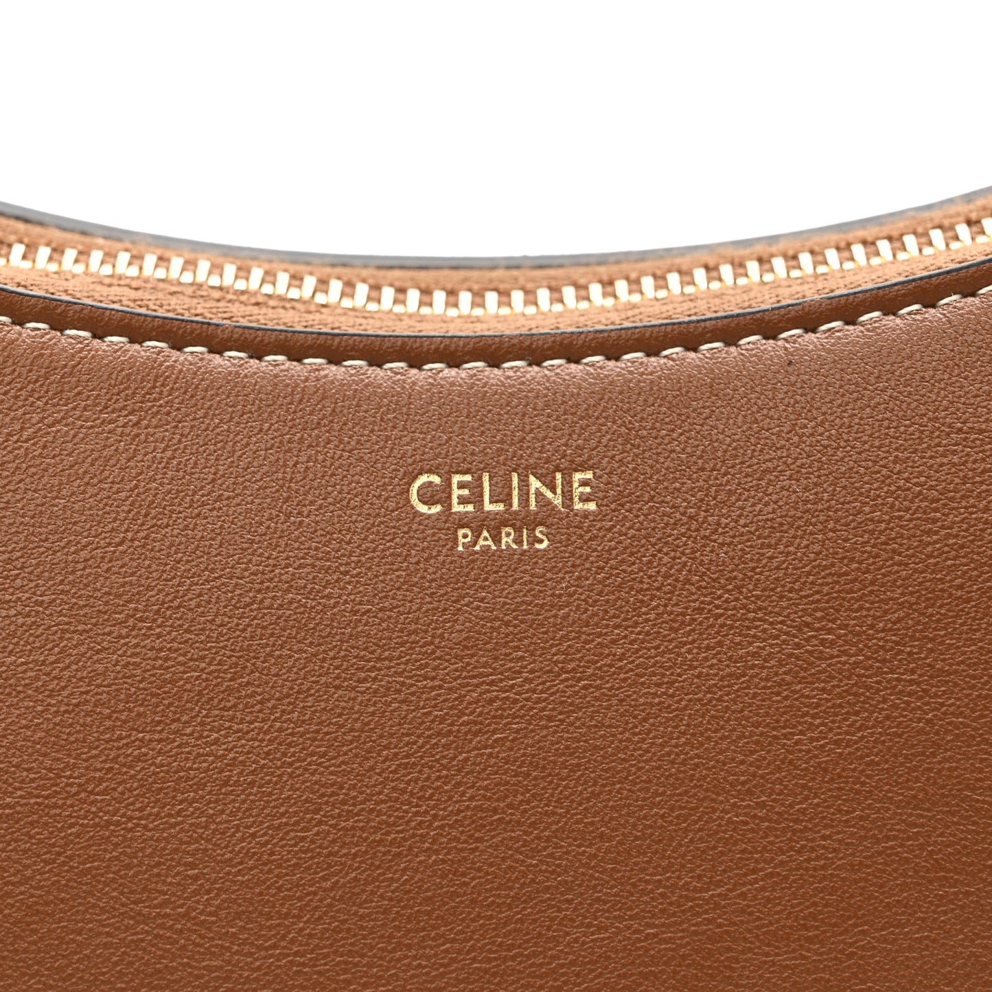 Smooth Calfskin Medium Strap Ava Shoulder Bag Tan