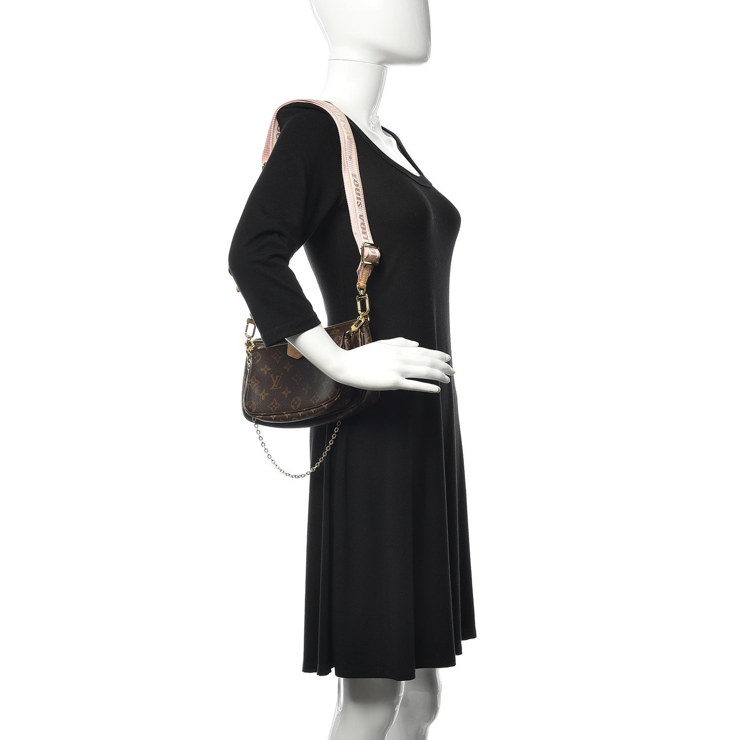 Monogram Multi Pochette Accessories Rose Clair