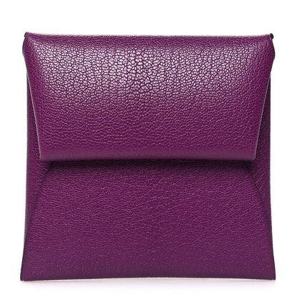 Hermes Chevre Mysore Bastia Coin Purse Anemone 1 of 10