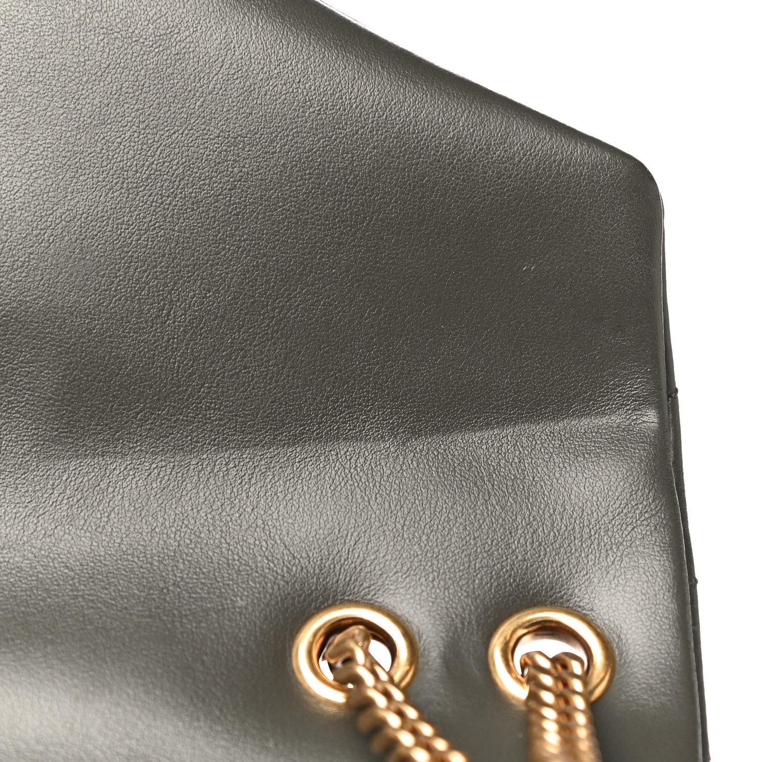 Saint Laurent Calfskin Y Quilted Monogram Small Loulou Chain Satchel Pebble 11 of 12