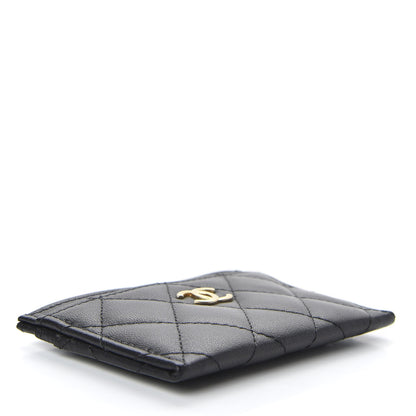 Chanel Lambskin Quilted Card Holder Black 4 of 7