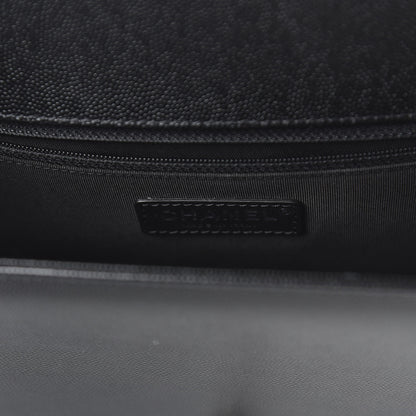 Chanel Caviar Quilted New Medium Boy Flap Black 9 of 11
