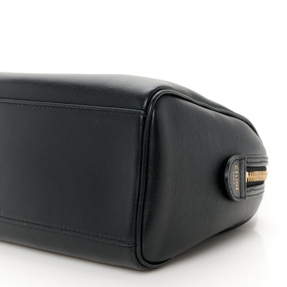 Celine Smooth Calfskin Triomphe Small Boston Bag Black 11 of 11