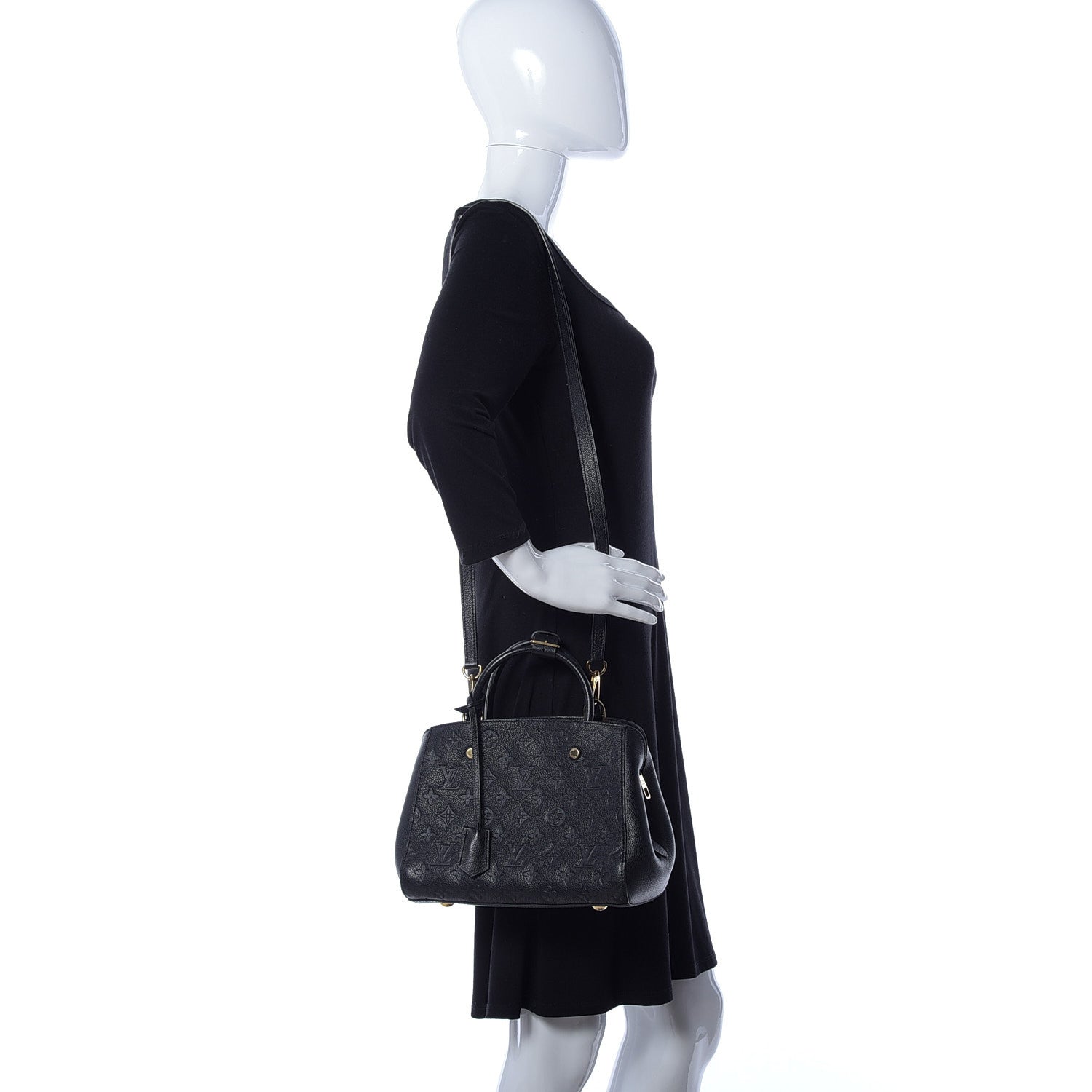 Louis Vuitton Empreinte Montaigne BB Black 2 of 10